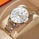 Poedagar 836 Watch – Silver White For Men