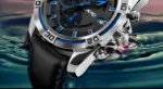 SKMEI 9156 Watch for Men- Silver Blue - Image 2
