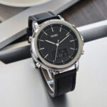 SKMEI 1652 Watch For Men- Silver Black