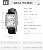SKMEI 2339 Watch For Men- White - Image 3
