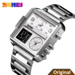 SKMEI 1584 Japan Movement Watch for Men - Silver - Image 2