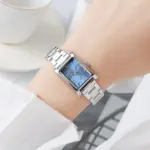 SKMEI 2570 Watch  For Women - Silver Blue - Image 2
